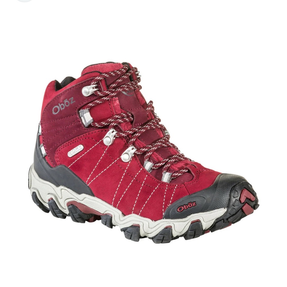 Oboz Bridger Mid B-DRY waterproof Hiking Shoes - Women's, Mahogany